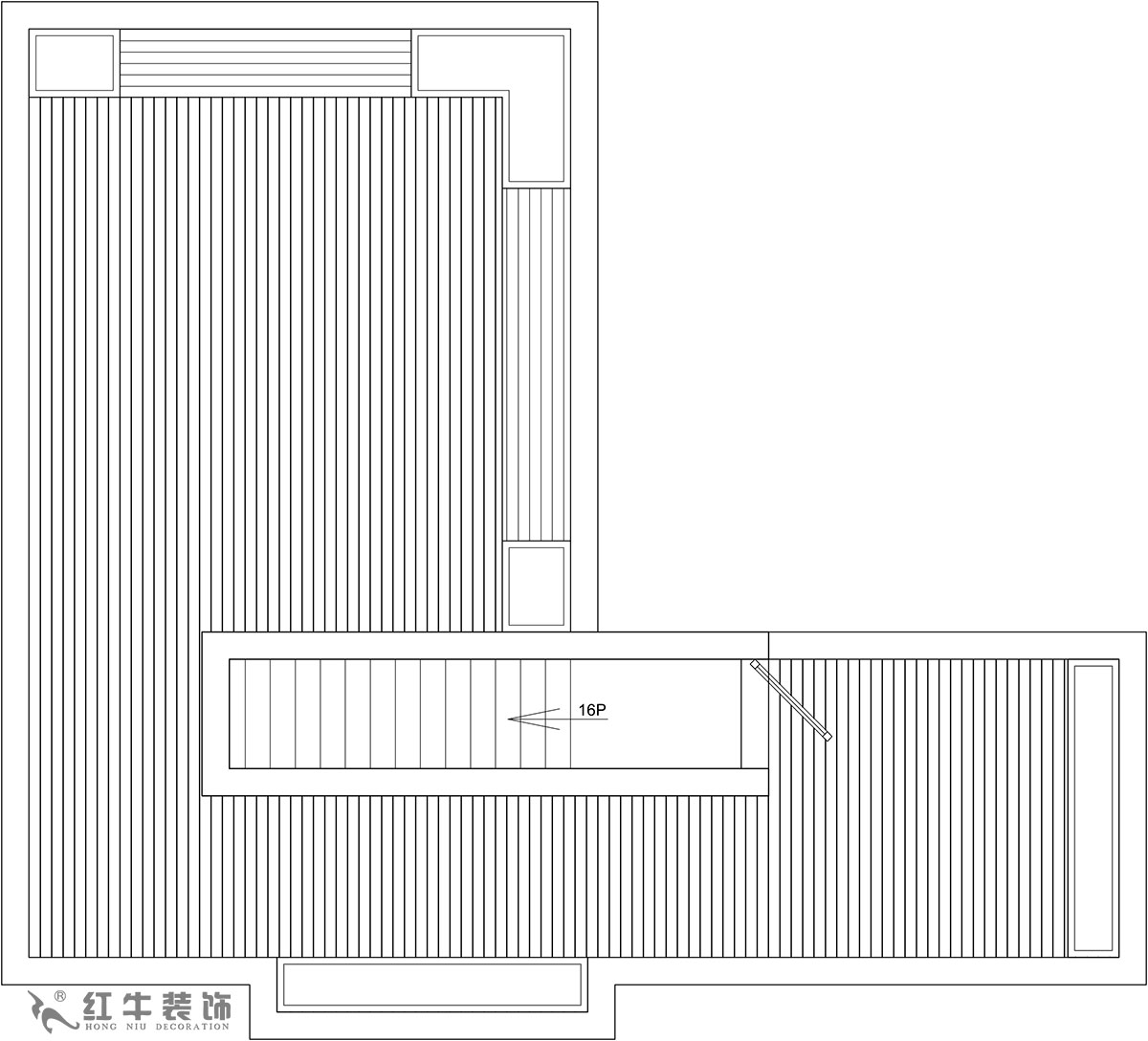 【實景案例】余瑋_棲園-200㎡-輕奢風格_4室3廳3衛(wèi)（新房裝修）_全包35萬00_06頂樓則是全敞開式露臺，提供很大的綠植場地。