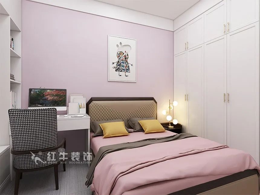 140㎡四房改三房，改善型住宅就要這樣設(shè)計?。ú坛申籣泊云間140㎡現(xiàn)代輕奢風(fēng)格_4室2廳2衛(wèi)_新房裝修_半包￥106935）12