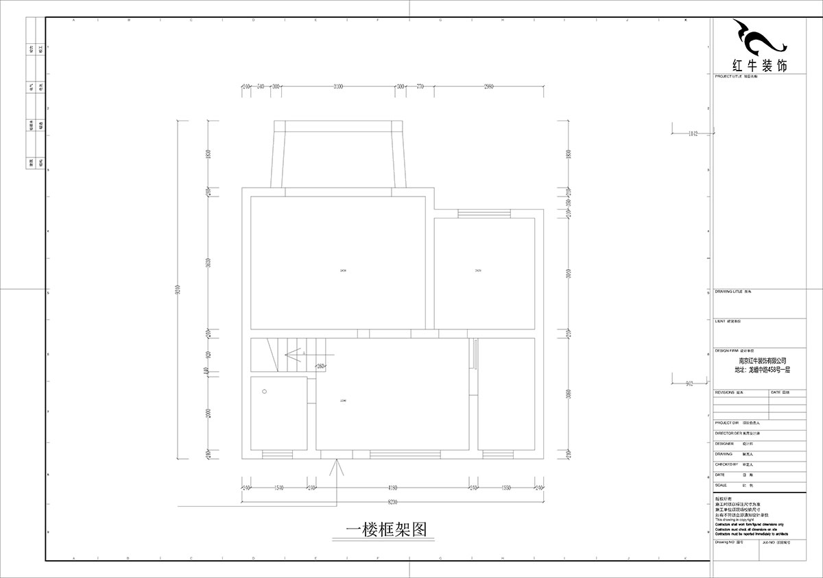 孟憲濤｜養(yǎng)龍山莊D-11B-120㎡-現(xiàn)代簡(jiǎn)約風(fēng)格｜3室2廳2衛(wèi)｜老房裝修｜定制家｜全包14萬｜00_01一樓框架圖