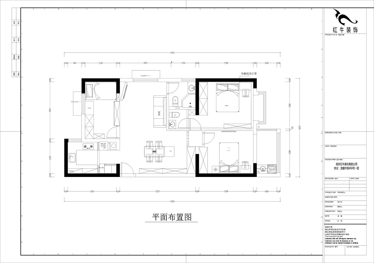 孟憲濤｜觀泓雅苑A區(qū)6-2101-115㎡-法式南洋復(fù)古風格｜3室1廳2衛(wèi)｜新房裝修｜定制家｜全包16萬｜00_02平面布置圖