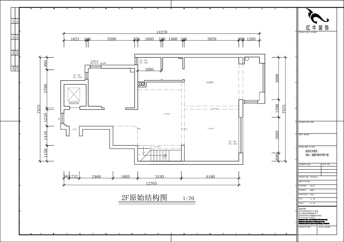 蔣?。┥紧斈芷咛栐?-205-280㎡-現(xiàn)代簡約風(fēng)格｜復(fù)式｜4室2廳3衛(wèi)｜毛坯裝修｜定制家｜全包40萬｜00_01一層原始結(jié)構(gòu)圖