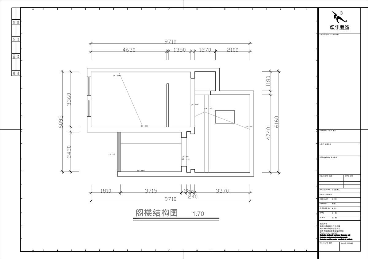 蔣?。鼕W體新城翠杉園15-507-(72+40)㎡-中古風(fēng)｜復(fù)式｜2室1廳1衛(wèi)+閣樓｜老房裝修｜定制家｜全包12萬(wàn)｜00_05閣樓原始結(jié)構(gòu)圖